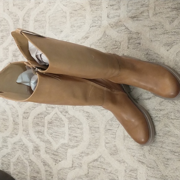Sam Edelman Tan Leather Boots - Picture 4 of 10